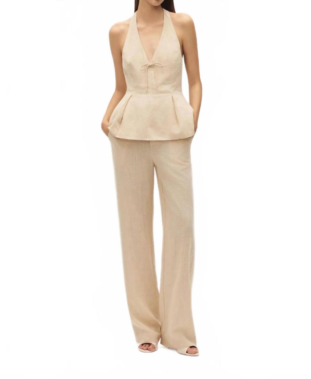 NEW ELODIE carina pants in beige